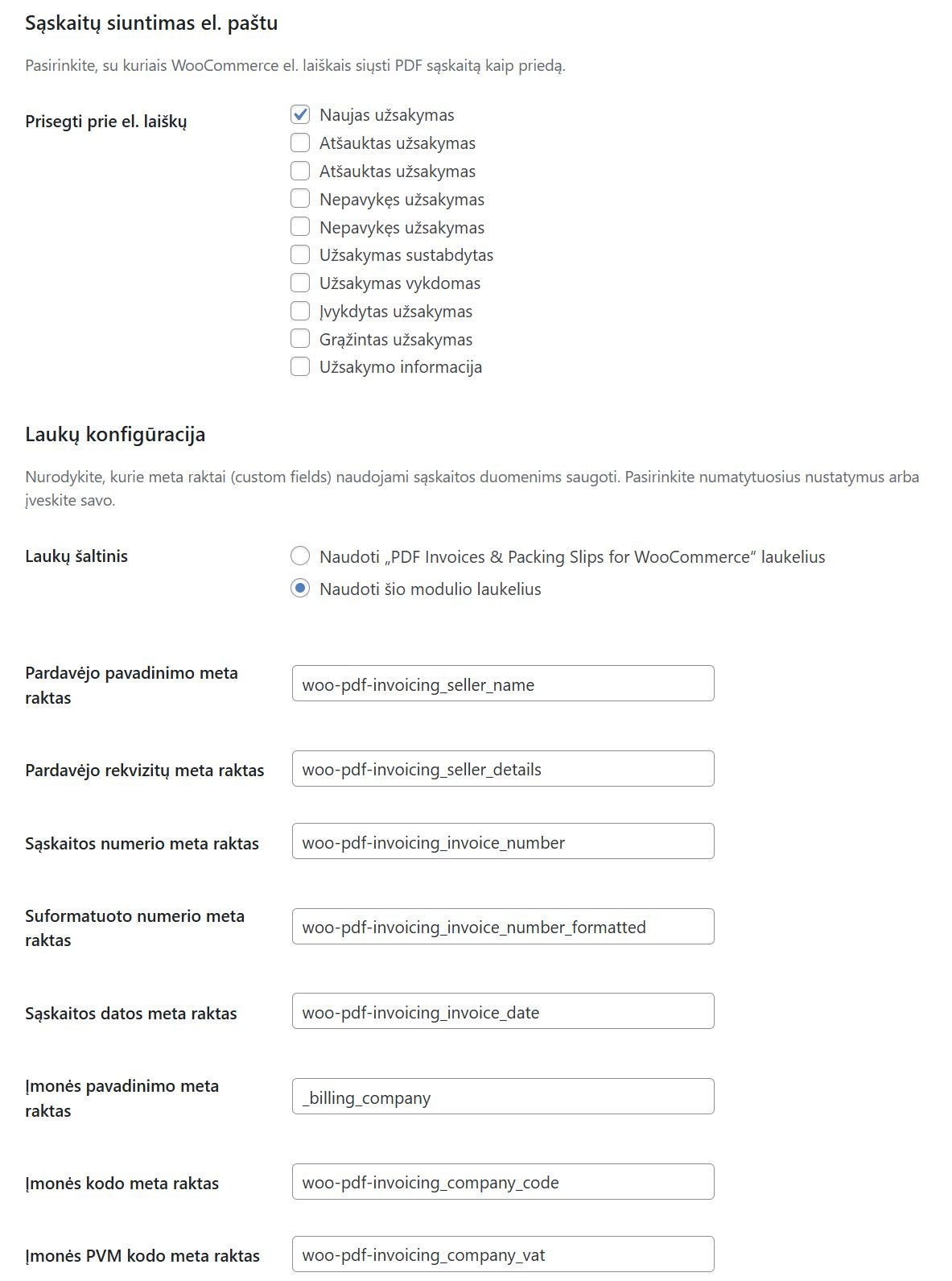 WooCommerce PDF sąskaitos faktūros — 7